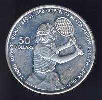 Niue 1987. 50$ Ag "Steffi Graf" T:PP