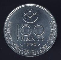 Komori-szigetek 1977. 100Fr T:BU Tanúsítvánnyal!