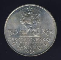 Csehszlovákia 1986. 50K Ag "Pozsony" T:1-