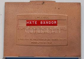 cca 1974 Varsói szerződés összfegyvernemi hadgyakorlat dombornyomott emlékdoboz "A szocialista ...