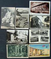 300 db modern városképes lap, többnyire magyar 50-es évek, néhány régivel és egy Pécs művészi leporello