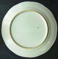 cca 1940 2 db Zsolnay és 2 db Herendi porcelán tányér / Zsolnay and Herend chinaware plates