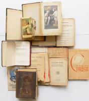 cca 1900 10 db imakönyv és Bibia