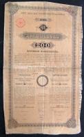1896. "Pesti Hazai Első Takarékpénztár- Egyesület" záloglevele 200K-ról