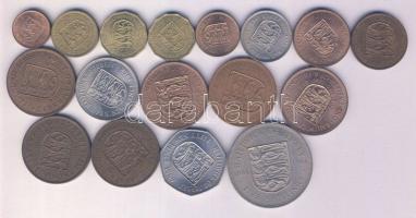 Jersey 1945-1971. 17klf pénzérme T:2,3