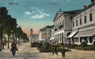 Debrecen Városháza Csillag Arthur üzletével és kályharaktárral