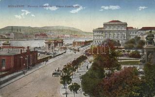 Budapest V. Ferenc József tér a Deák szobor mögül (wet damage)