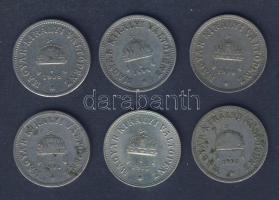 1893. 10f, 1894. 10f, 1895. 10f, 1908. 10f, 1909. 10f, 1915. 10f T:2,3