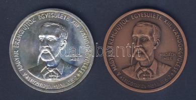 1983. "MÉE-Madách" pár matt Br T:BU + Ag 34,7g T:BU