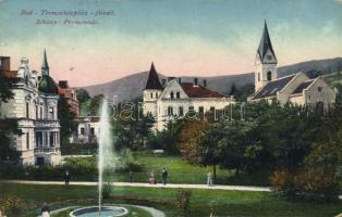 Trencsénteplic spa promenade (b)