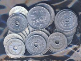 1948. 50f, 1953. 50f, 1950. 2f (3x), 1954. 2f (4x), 1956. 2f, 1957. 2f (3x), 1961. 2f, 1962. 2f (2x), 1963. 2f (3x), 1967-69. 50f (3x) T:1,2,3 összesen 22db.