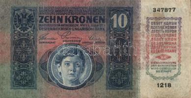 1915. 10K piros "Magyarország" körbélyegzővel T:III-