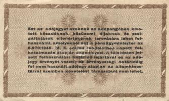 1946. 10000AP (2x) egyik sorszámozott, másik sorszám nélküli, v.j. papíron + 1946. 50000AP (2x) v.j....