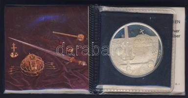 1978. "Koronázási jelvények" Ag emlékérem 27g T:PP Eredeti dísztokban, tanúsítvánnyal!