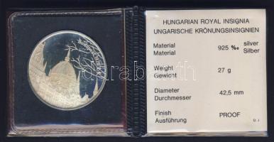 1978. "Koronázási jelvények" Ag emlékérem 27g T:PP Eredeti dísztokban, tanúsítvánnyal!