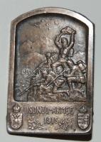 1915. "Isonzo-Armee 1915" - I. Világháborús sapkajelvény Gyártója G.Herrmann Wien III. Hauptstrasse 81.