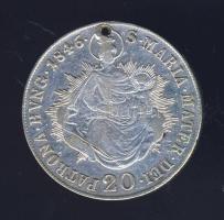 1846B 20Kr Ag T:2/3 (ly)