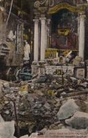 Monte Santo (Gorizia) destroyed church interior (EB)