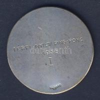 1912. "Pénzintézeti-Sportegyletek-Ligája" Férfi nyílt ping-pong 1938.első helyezése fém em...