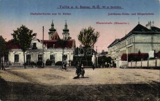 Tulln with church and school