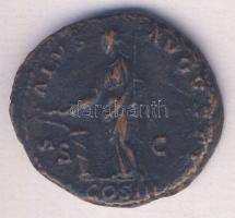Római Császárság HADRIANUS 117-138. "SALVS AVGVSTI SC COS III/ Álló Salus" As T:2/3+