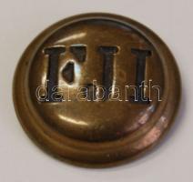 I. Világháborús K.u.k.-s sapkajelvény "FJI"