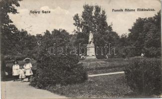 Nowy Sacz (Újszandec) Adam Mickiewicz statue