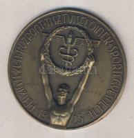 1932. "Pénzintézeti Központ Tisztviselőinek Sportegyesülete 1923" Br díjérem szign.Matzon-Arkansas Bp T:2