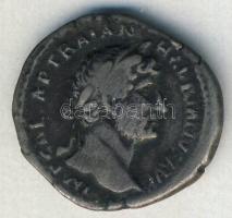 Római Császárság HADRIANUS 117-138. "P M TR P COS III / Álló Pax" Denar Ag T:2-/3