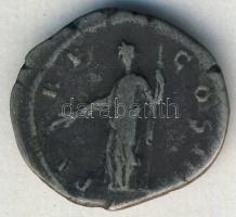 Római Császárság HADRIANUS 117-138. "P M TR P COS III / Álló Pax" Denar Ag T:2-/3