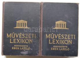 Művészeti lexikon. - Építészet. Szobrászat. Festészet. Iparművészet. Szerk. Éber László. Társszerk. Gombosi György. 2. lényegesen megbővített és átdolgozott kiadás. I-II. kötet. (laza kötés)