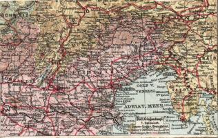 WWI Italian-Austrian border area map (EK)