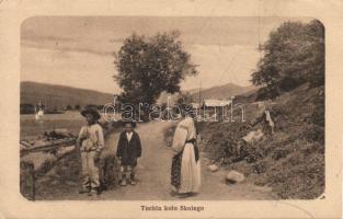 Tuchla by Skole folklore