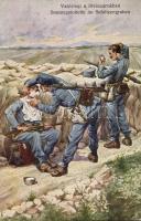 Sunday, shaving soldiers