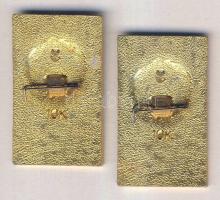 2 db ksi zománcozott Lenin kitűző