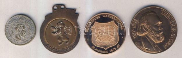 Németország/NDK 1954. "FDJ-II. Deutschland Treffen" zománcozott Br T:2 + 1831.október 18.-...