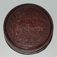 1896. 1K Ag "Milleniumi Koronaérem" T:2- eredeti díszdobozban! T:2-