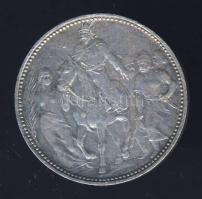 1896. 1K Ag "Milleniumi Koronaérem" T:2- eredeti díszdobozban! T:2-