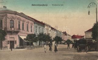 Sátoraljaújhely Wekerle tér Kerekes Pál üzletével