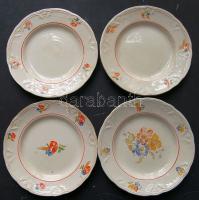 4db háború elötti fajansz tányérkák Gránit jelzéssel ellátva, különféle méretben és állapotban + ~19...