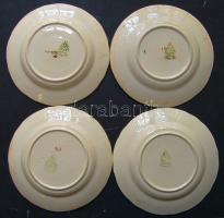 4db háború elötti fajansz tányérkák Gránit jelzéssel ellátva, különféle méretben és állapotban + ~19...