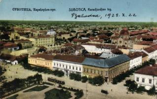 Szabadka with synagogue