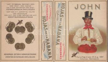 cca 1900 10 db egyforma használatlan gyufásdoboz / 10 old cigarette-boxes