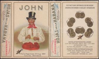 cca 1900 10 db egyforma használatlan gyufásdoboz / 10 old cigarette-boxes