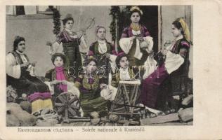 Bulgarian folklore Kyustendil, spinning wheel (b)
