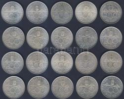 1993-94. 200Ft Ag "Deák" + "MNB" (20x) T:vegyes