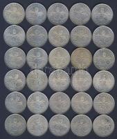 1993-94. 200Ft Ag "Deák" + "MNB" (30x) T:vegyes