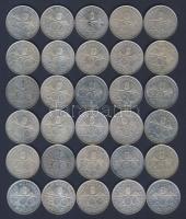 1992-94. 200Ft Ag "Deák" + "MNB" (30x) T:vegyes