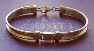 Férfi ezüst (Ag) bilincs karkötő 12,6 gr