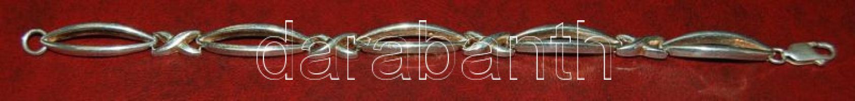 Ezüst (Ag) Art deco karkötő 18,5 gr